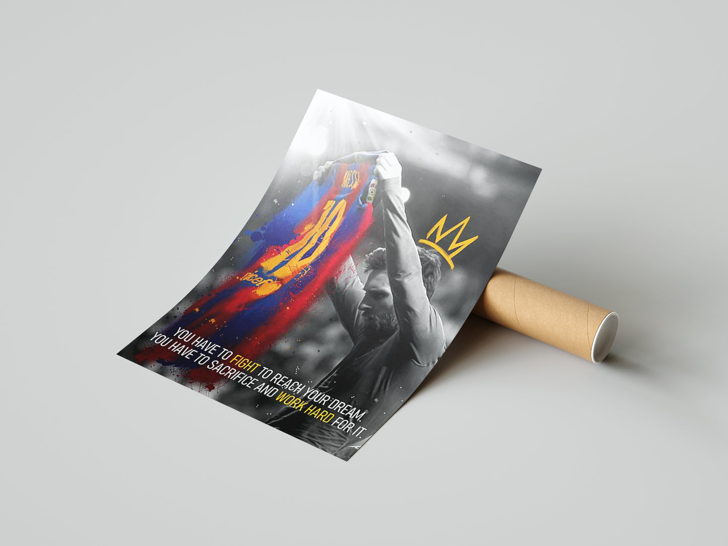 Lionel Messi Motivational Poster