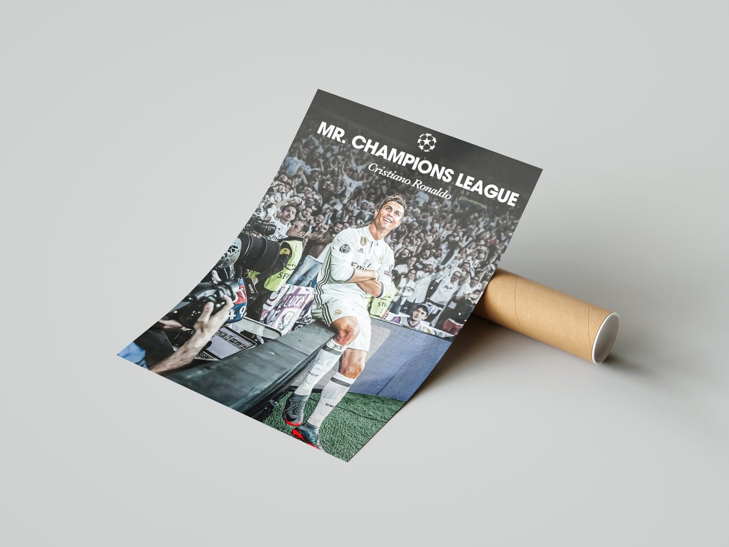 Cristiano Ronaldo "Mr Champions League" Poster