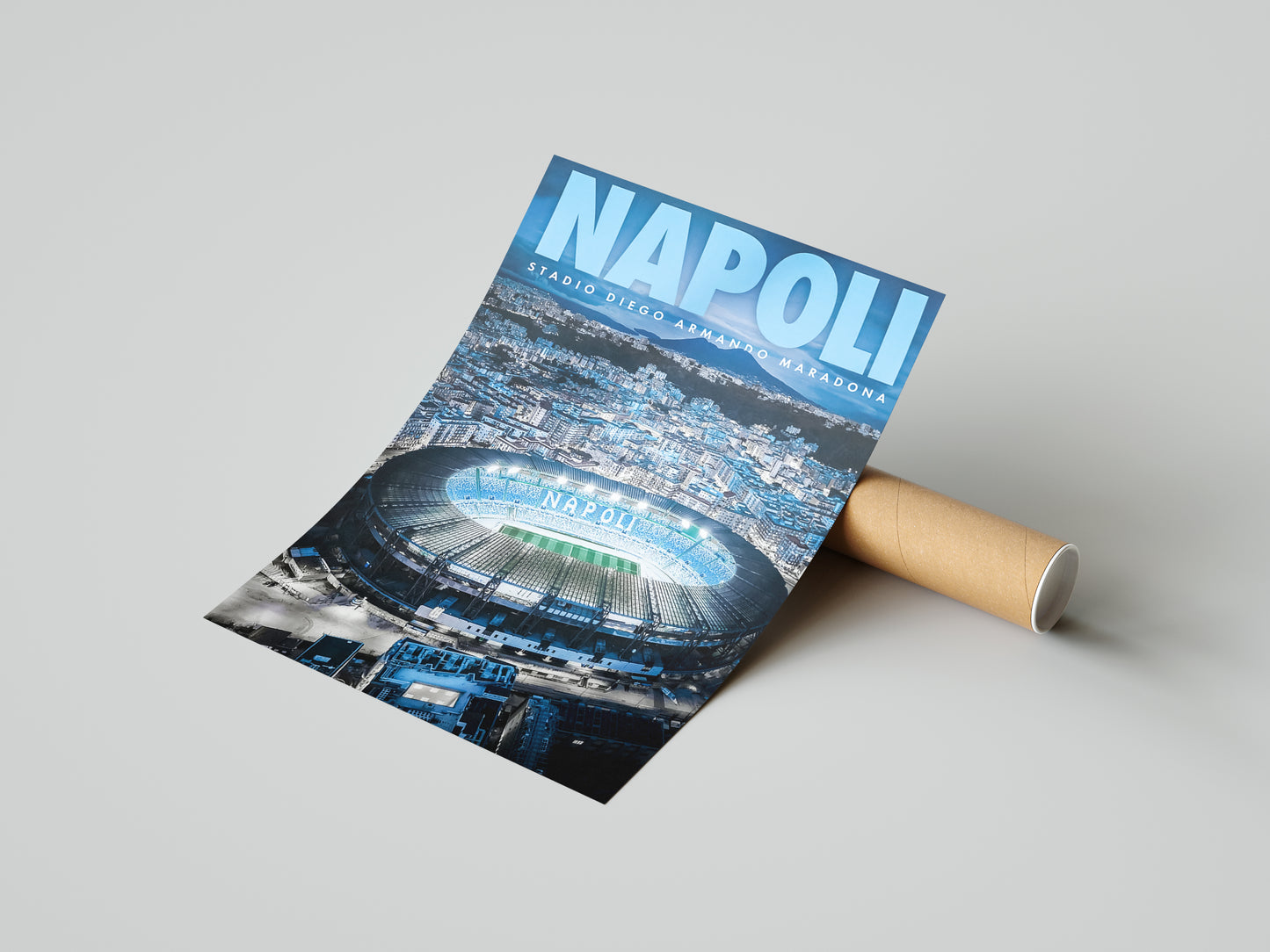 Napoli Stadium Poster