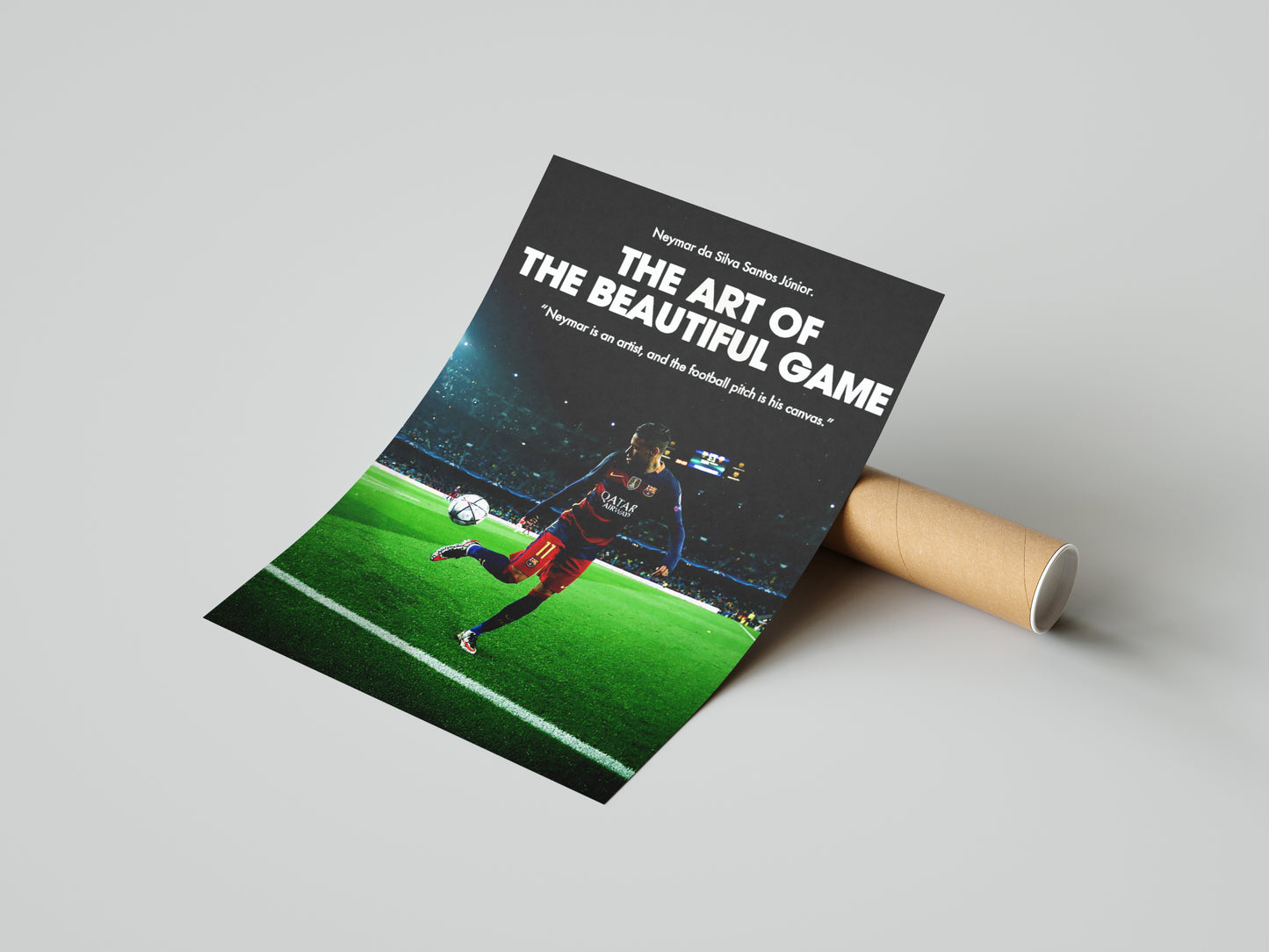 Neymar "The Beautiful Game" Poster