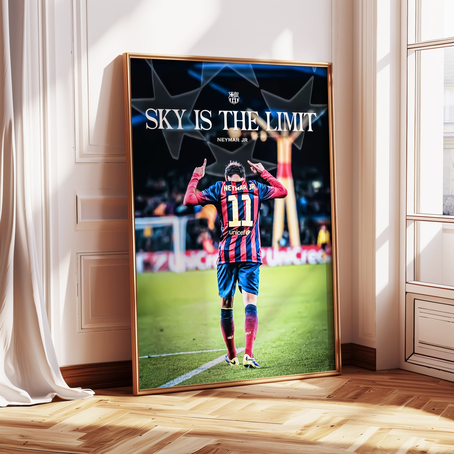 Neymar "Sky Is The Limit" Poster