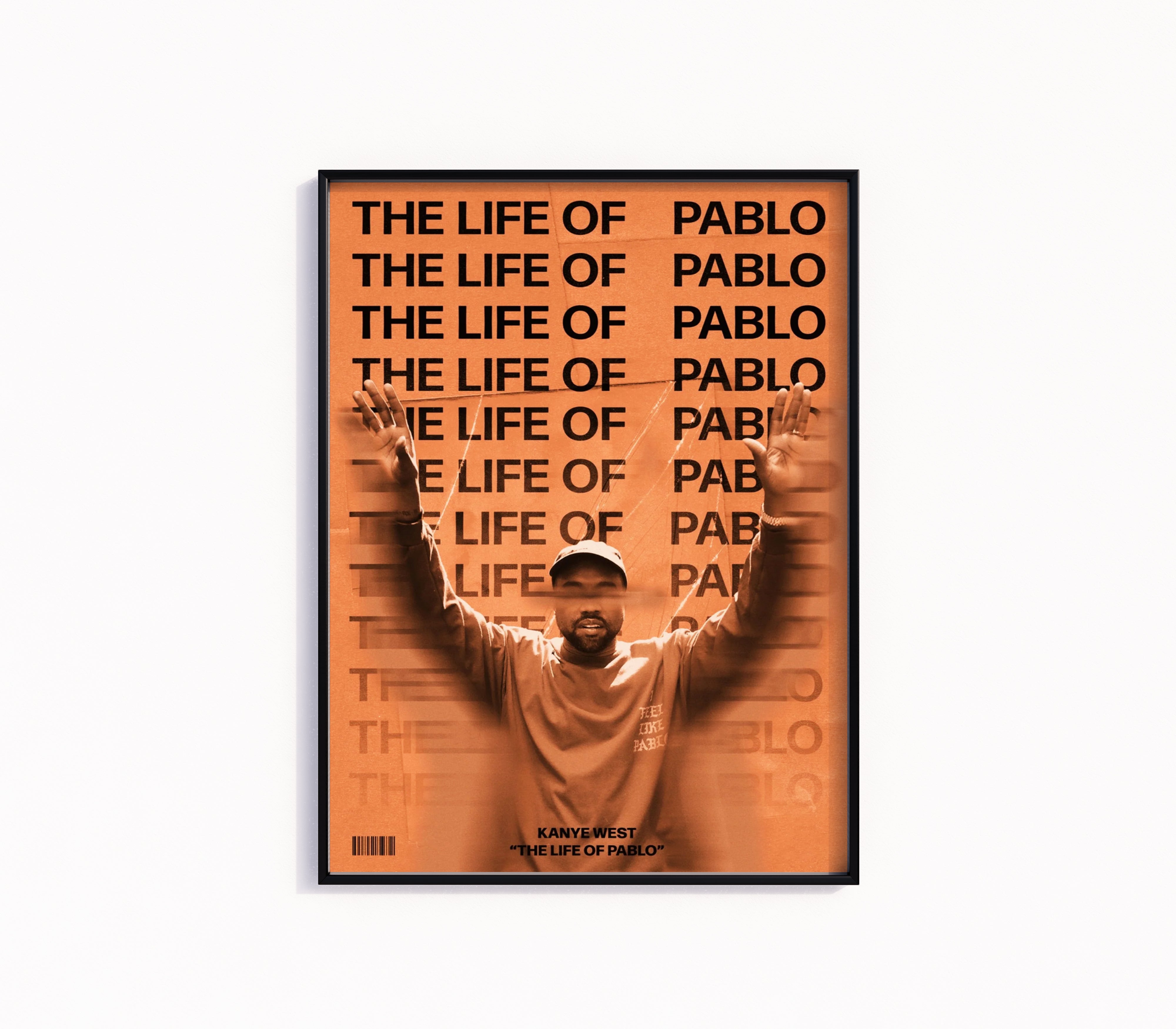 Kanye West The Life Of Pablo Poster Print LGCraftedPrints kanye-west-the-life-of-pablo-poster-print-lgcraftedprints