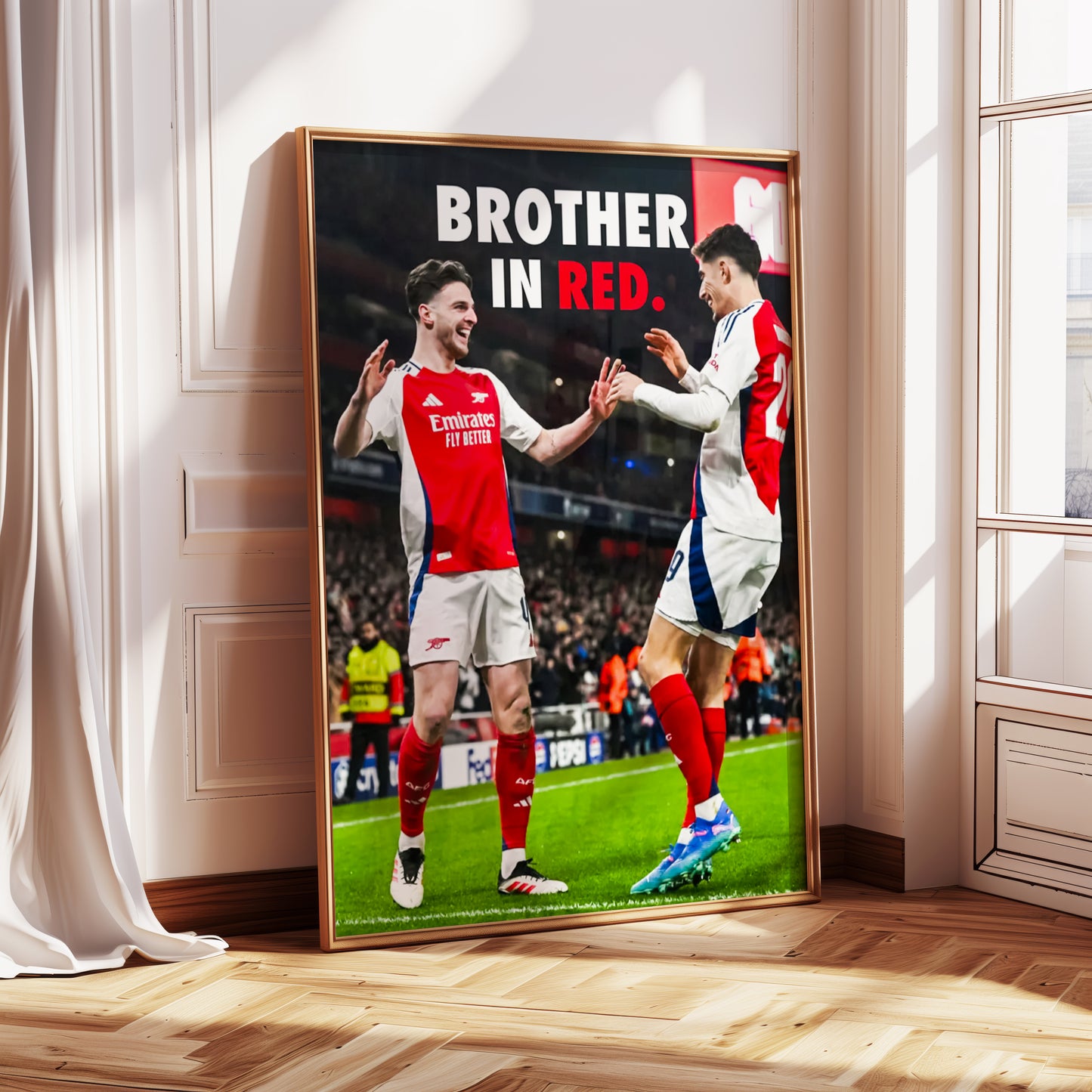 Declan Rice & Kai Havertz "Brother In Red" Poster