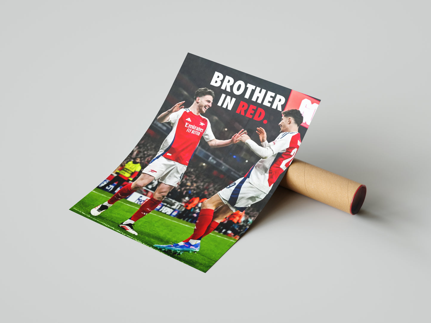 Declan Rice & Kai Havertz "Brother In Red" Poster