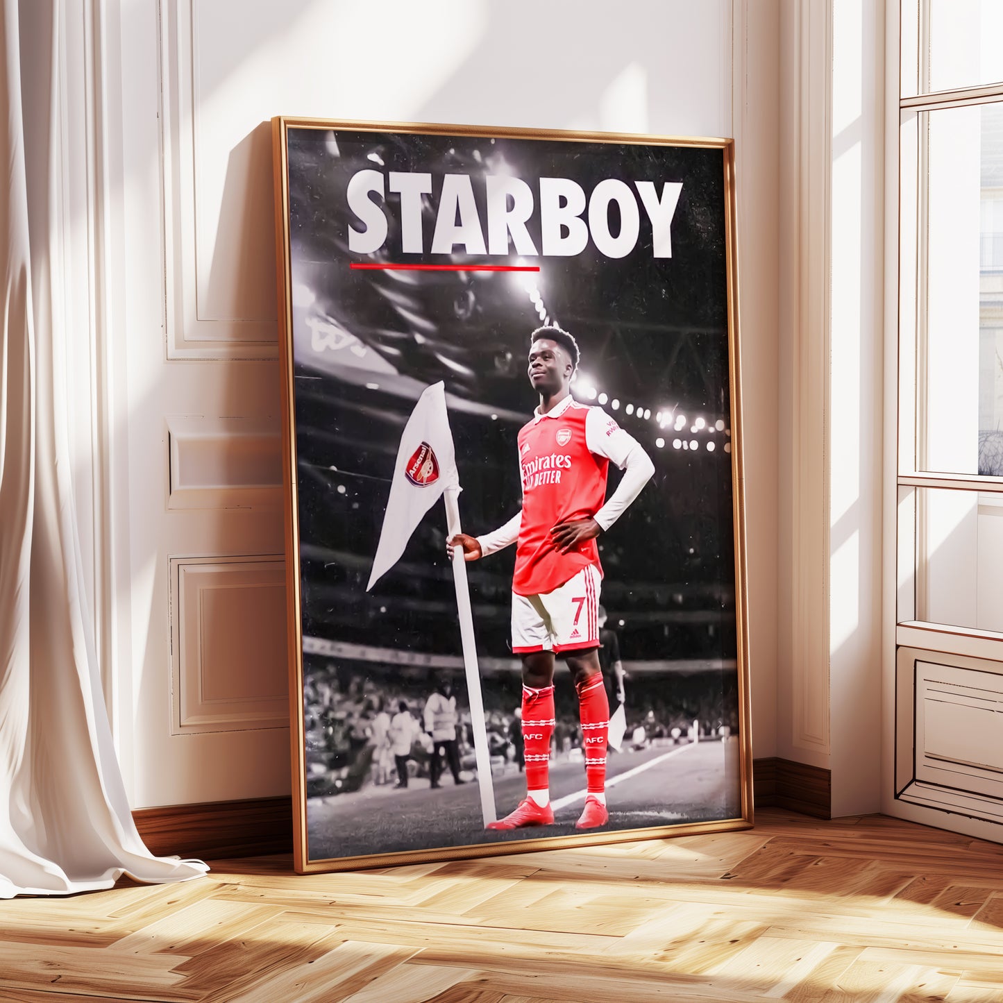 Bukayo Saka "Starboy" Poster