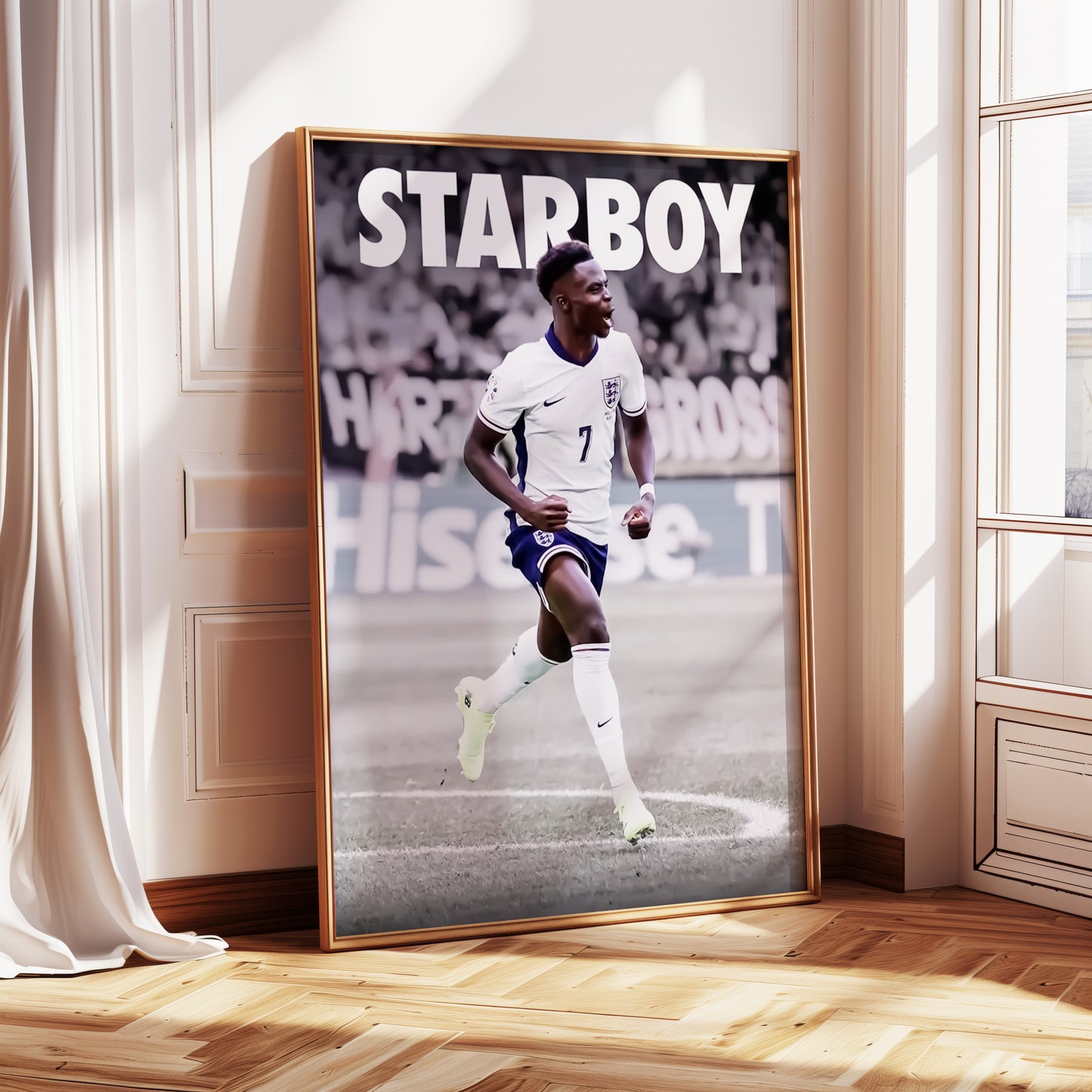 Bukayo Saka "Starboy" Poster