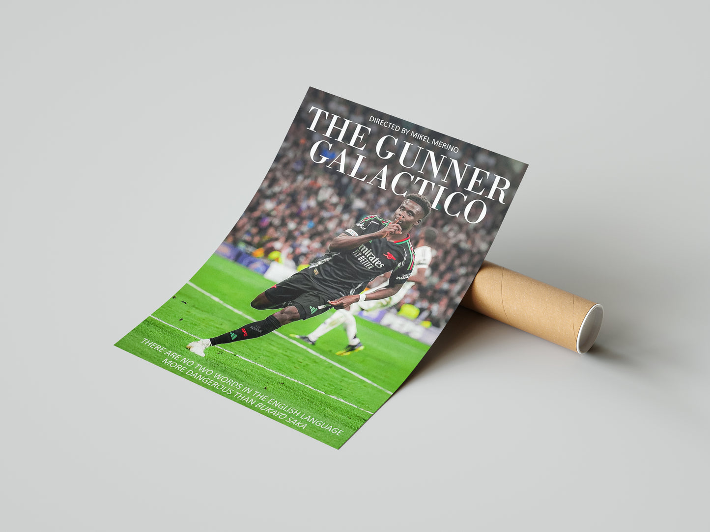 Bukayo Saka "Gunner Galactico" Poster