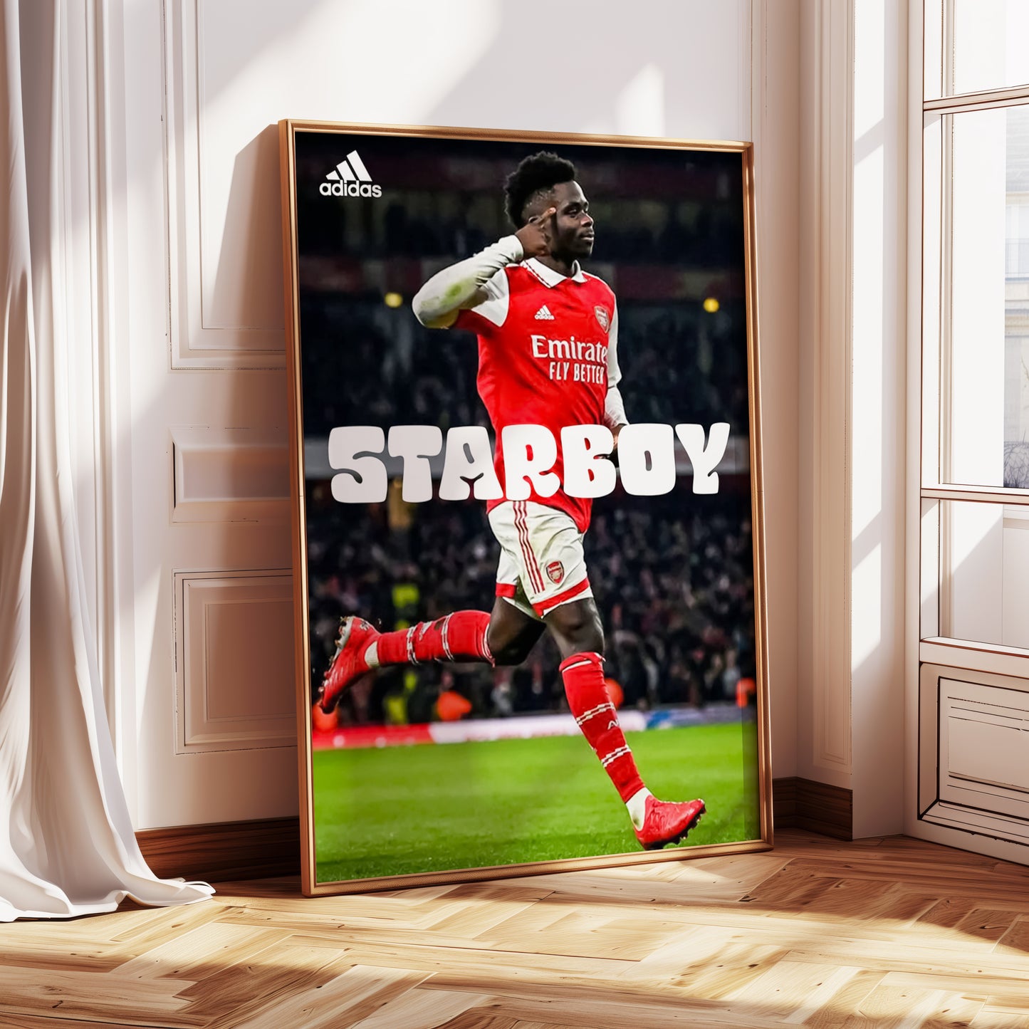 Bukayo Saka "Starboy" Poster