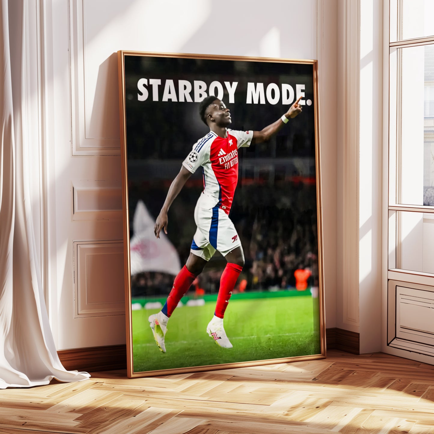 Bukayo Saka "Starboy Mode" Poster
