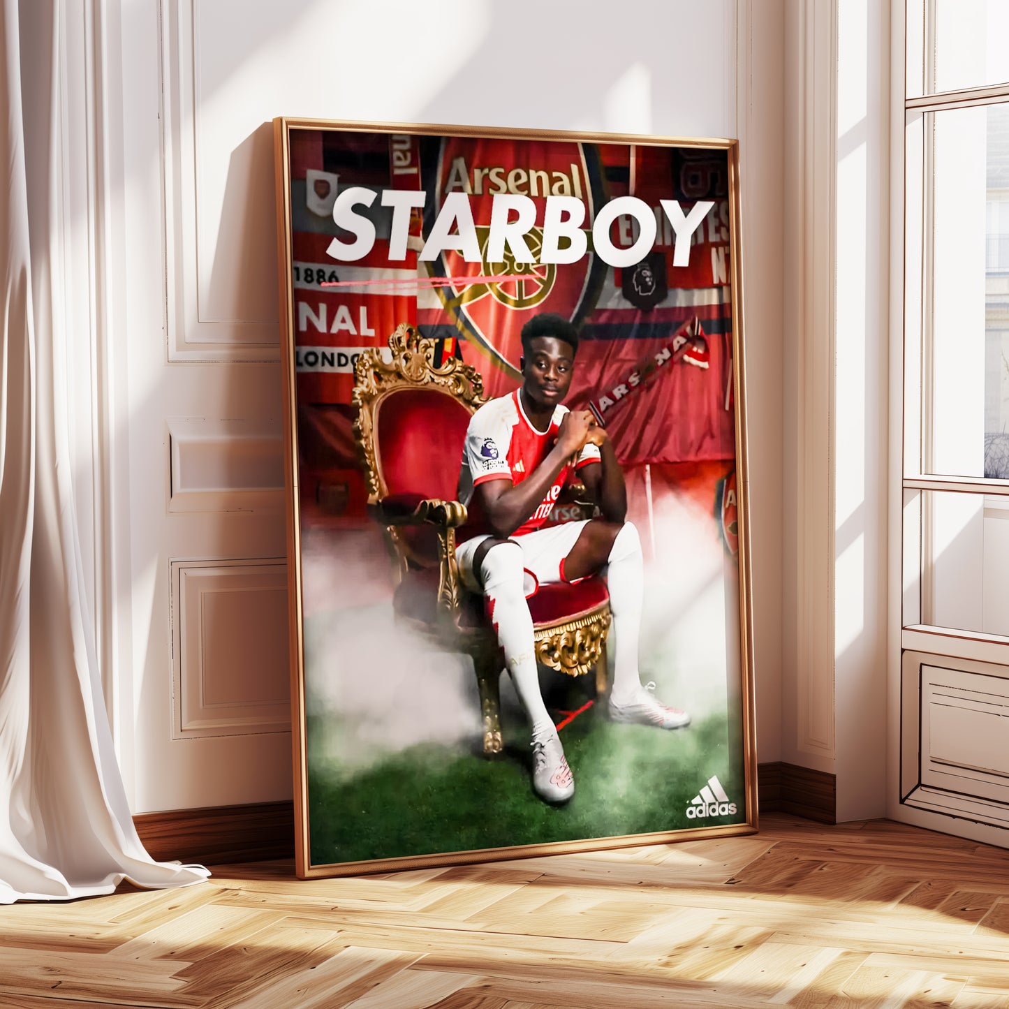Bukayo Saka "Starboy" Poster