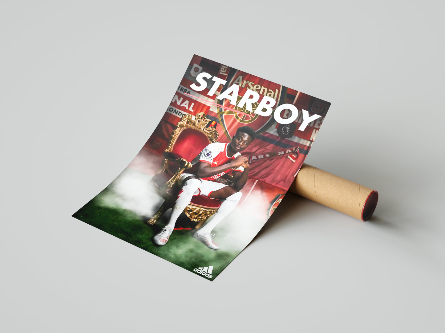 Bukayo Saka "Starboy" Poster