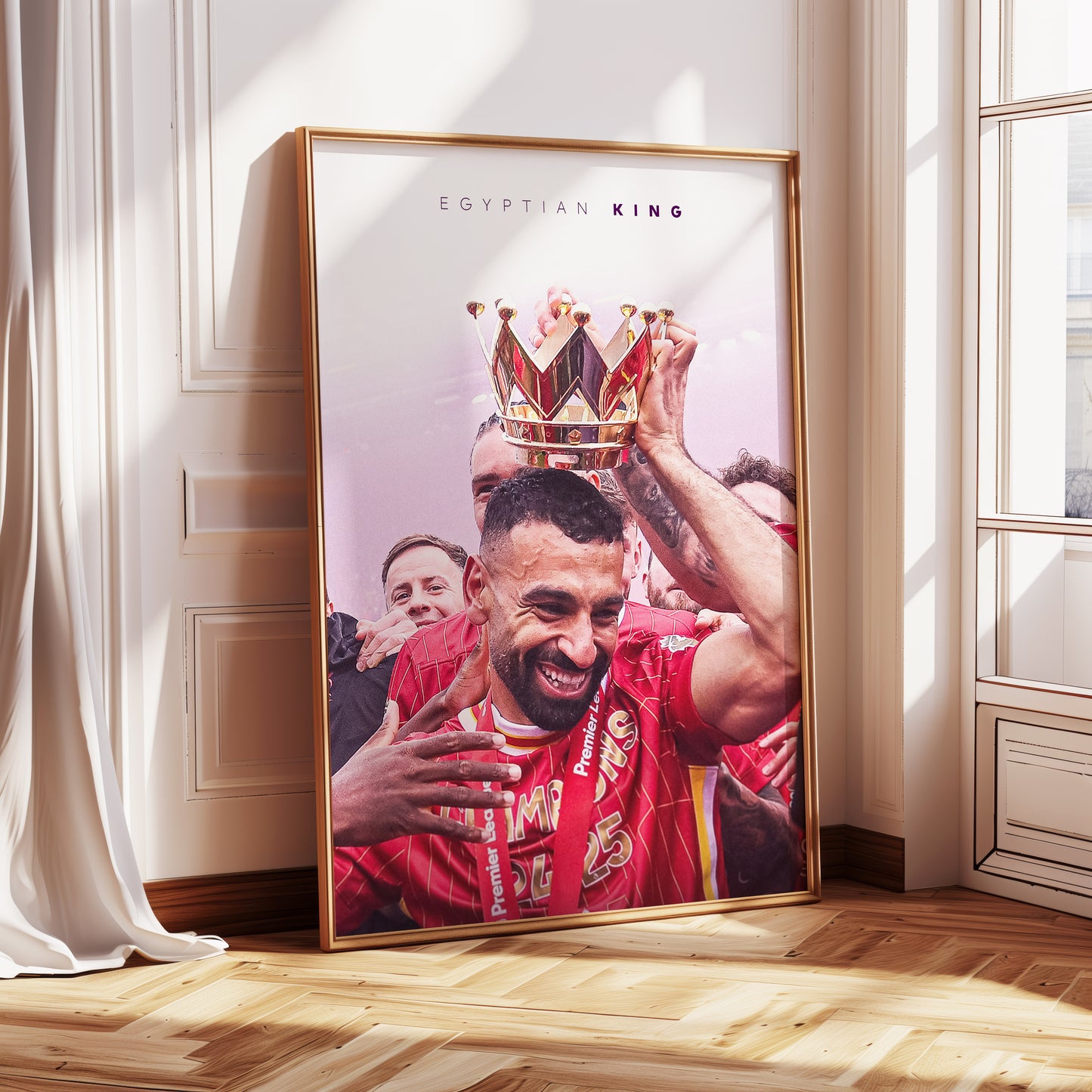 Mohamed Salah "Egyptian King" Poster