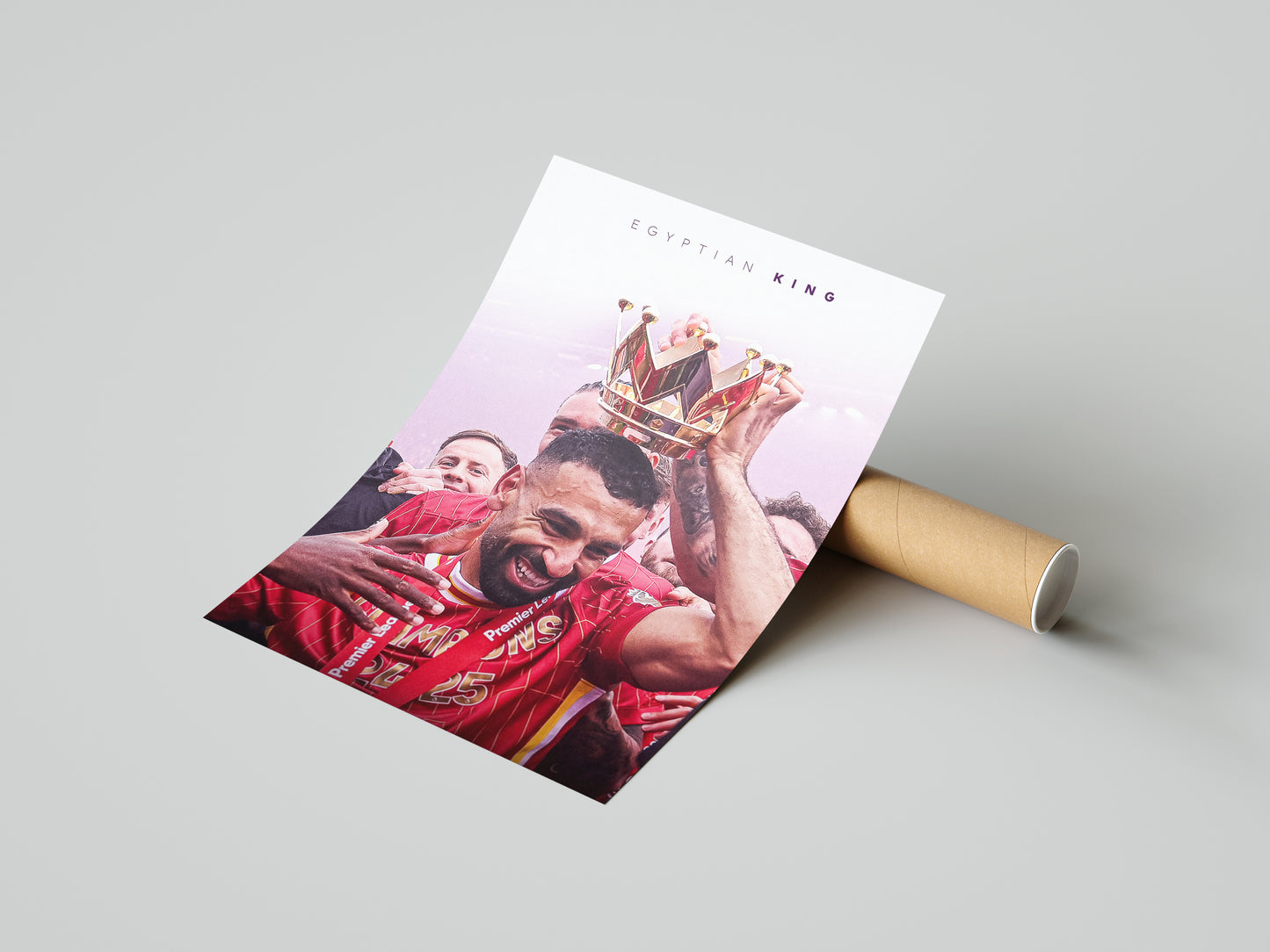 Mohamed Salah "Egyptian King" Poster
