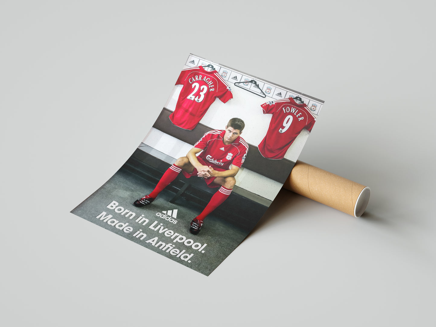 Steven Gerrard 'Made in Anfield' Poster