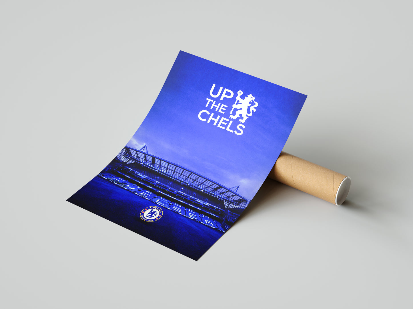 Chelsea "Up The Chels" Stadium Poster
