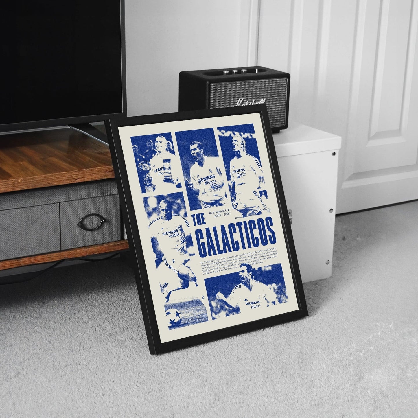 Real Madrid "Galacticos" Poster Print