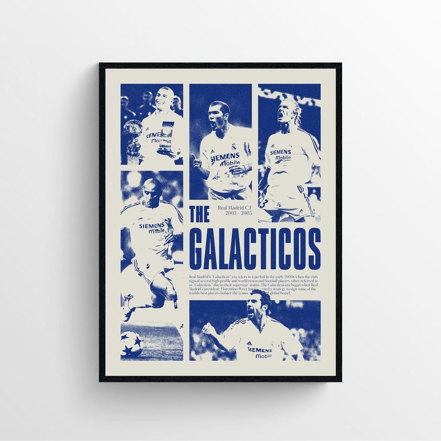 Real Madrid "Galacticos" Poster Print