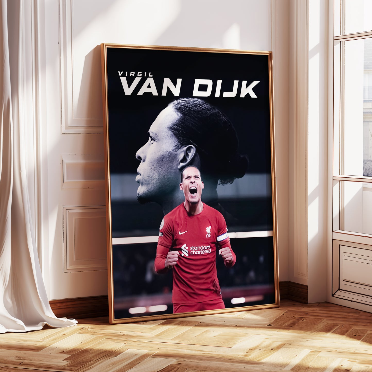 Virgil Van Dijk Poster