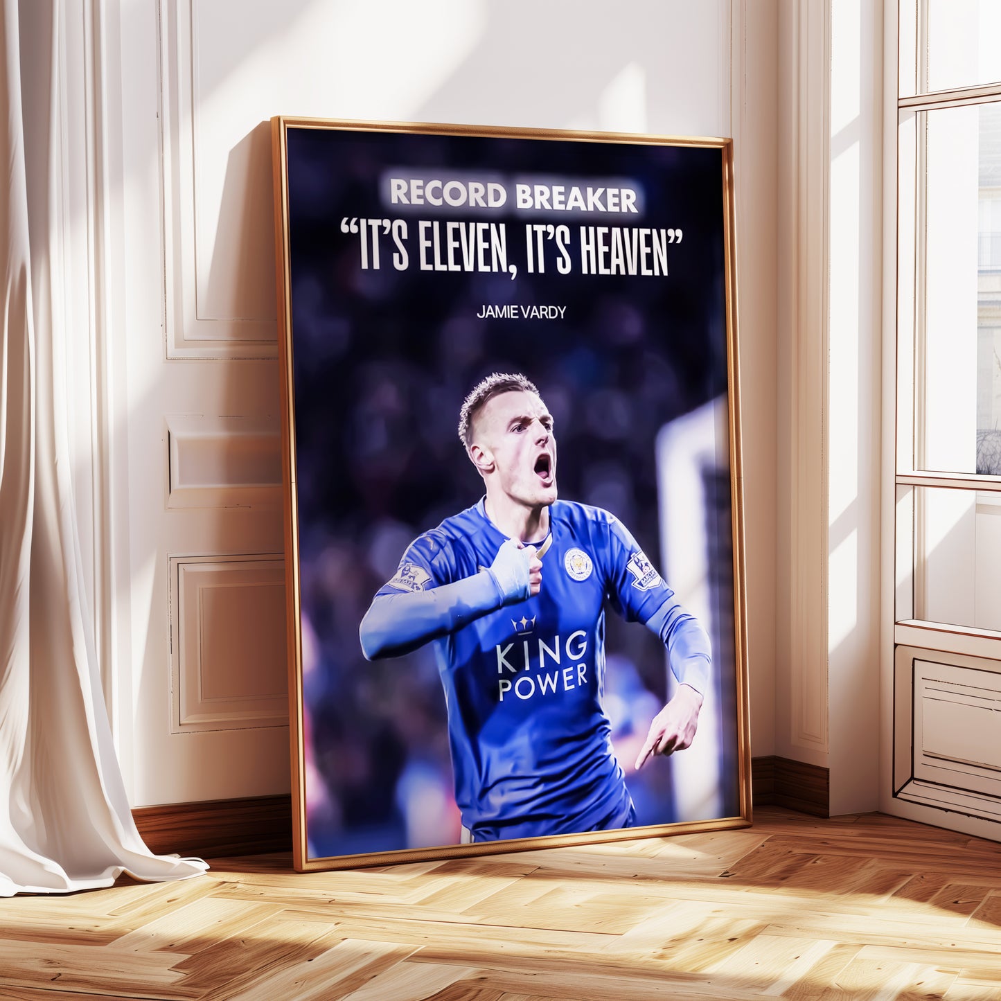 Jamie Vardy "Record Breaker" Poster