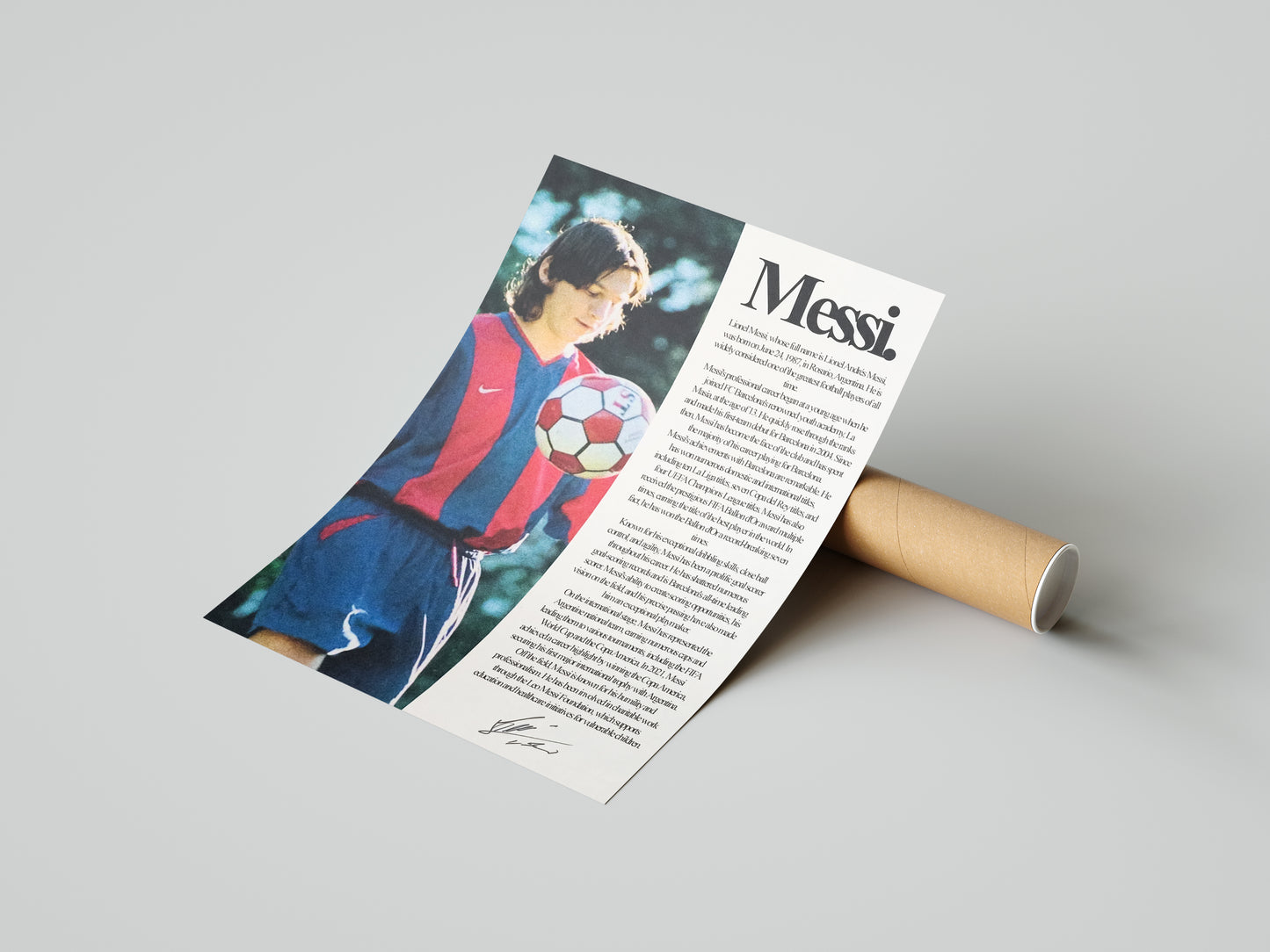 Lionel Messi Poster