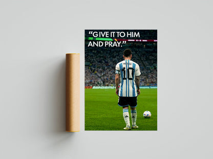 Lionel Messi Poster Print