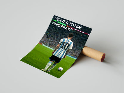 Lionel Messi Poster Print