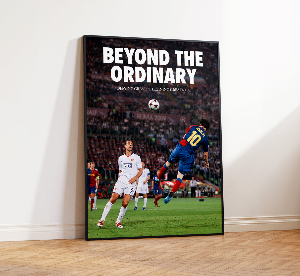 Lionel Messi "Beyond Ordinary" Poster Print