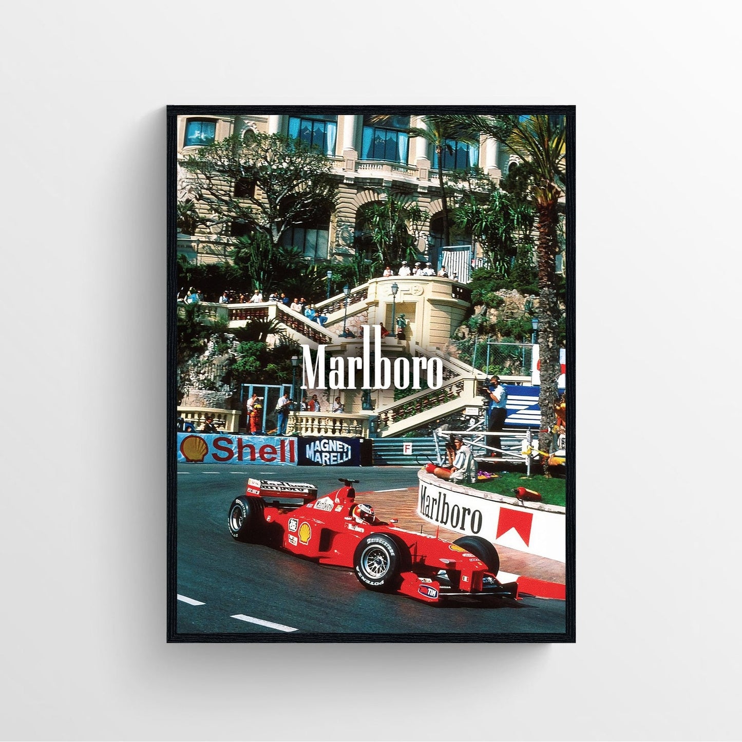 Schumacher Monaco F1 Poster Print