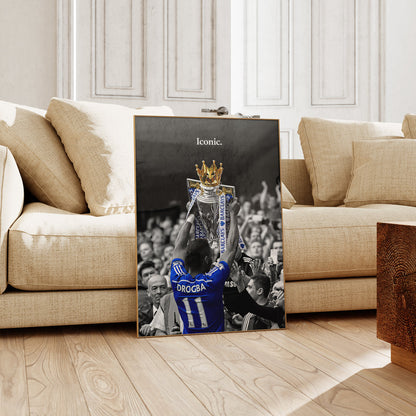 Didier Drogba "Iconic" Poster Print