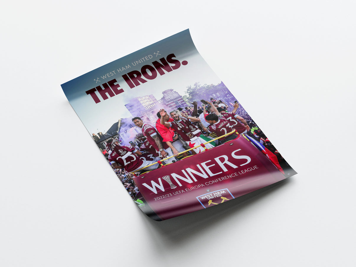 West Ham "The Irons" Poster