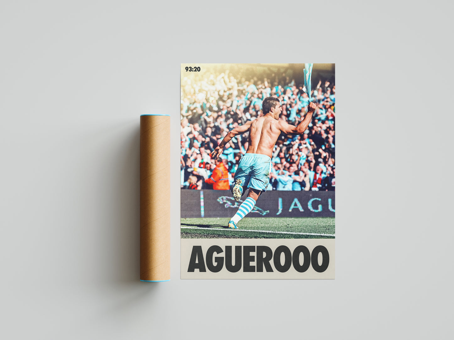 Sergio Aguero Poster Print