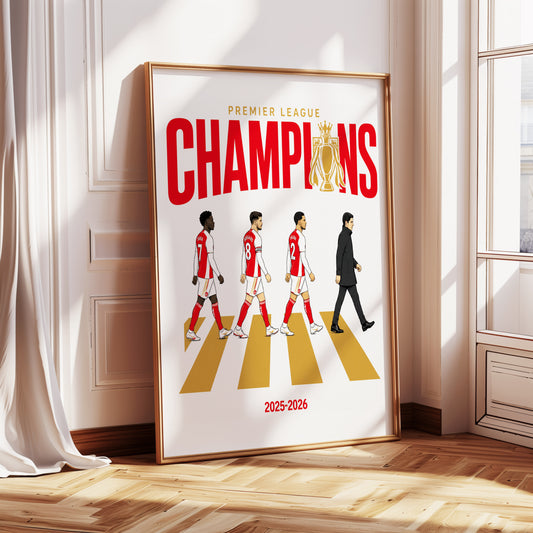 Arsenal "Champions 2026" Poster
