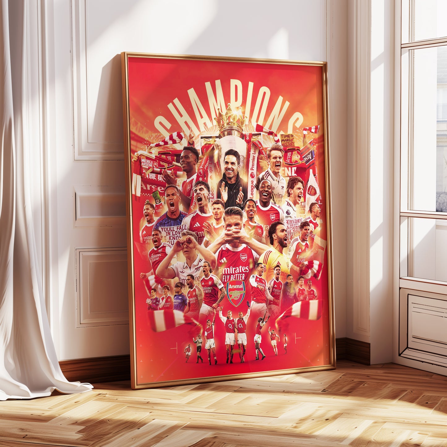 Arsenal "Champions" Poster