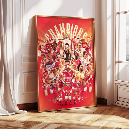 Arsenal "Champions" Poster