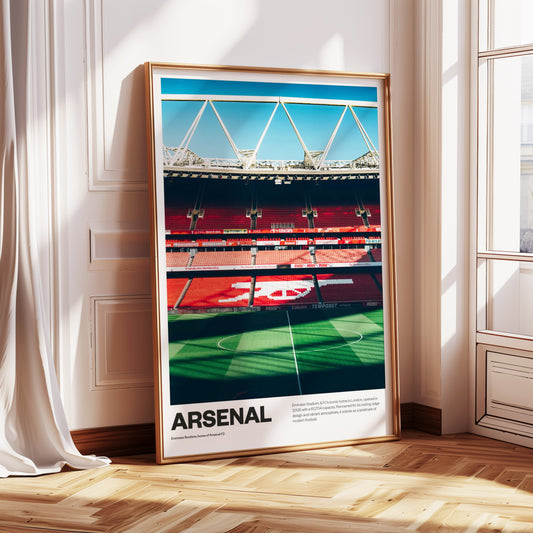 Arsenal Stadium Poster
