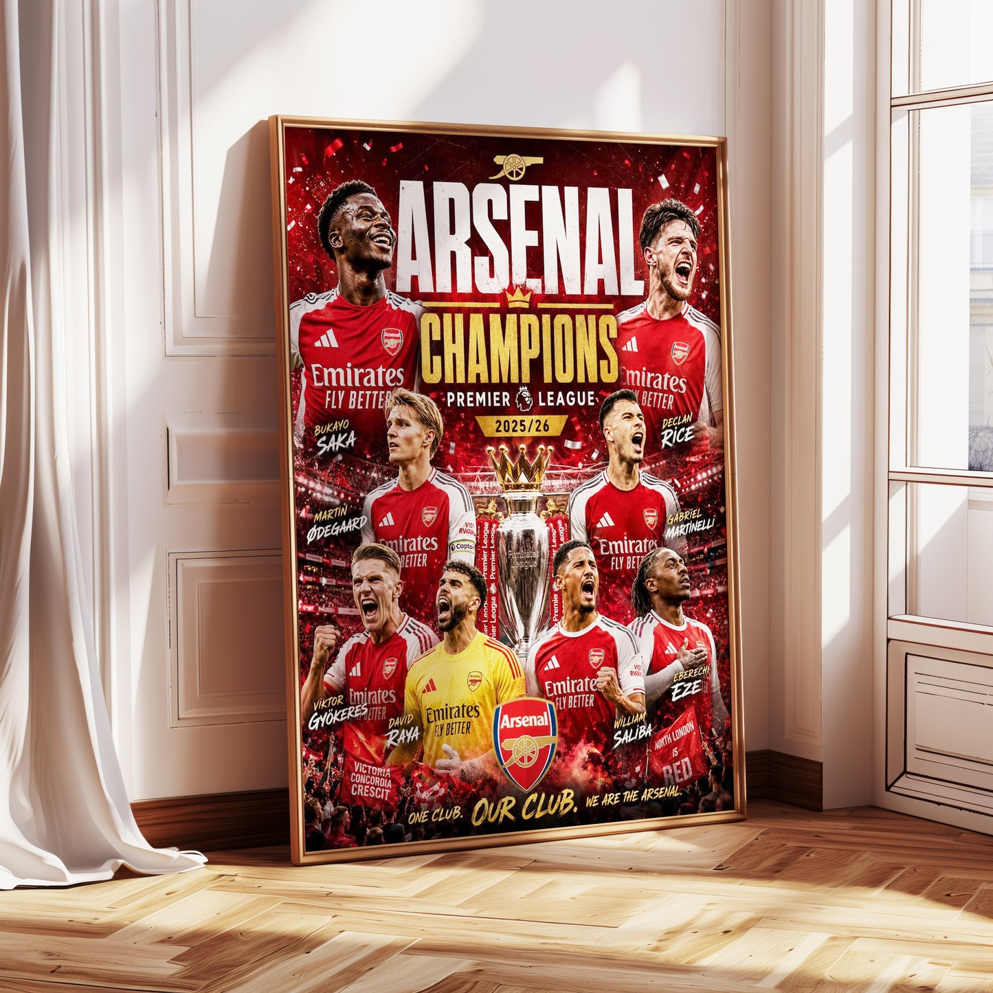 Arsenal "Champions" Poster
