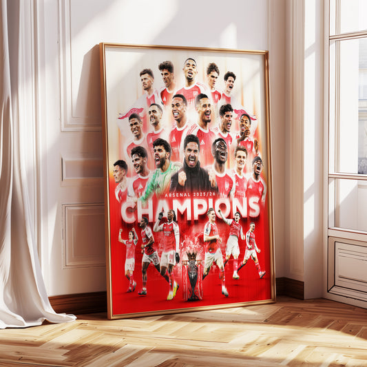 Arsenal "Champions" Poster