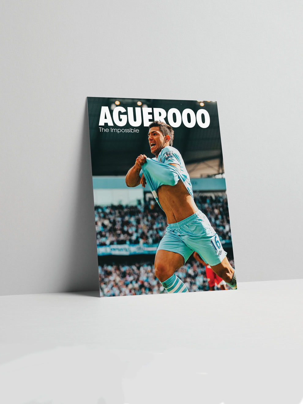 Sergio Aguero Poster Print