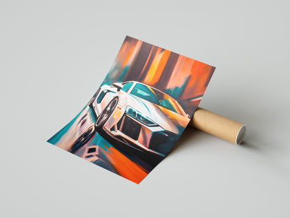 Audi R8 Poster Print