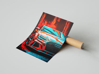 Audi RS3 Poster Print