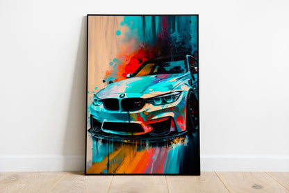 BMW M3 Poster Print