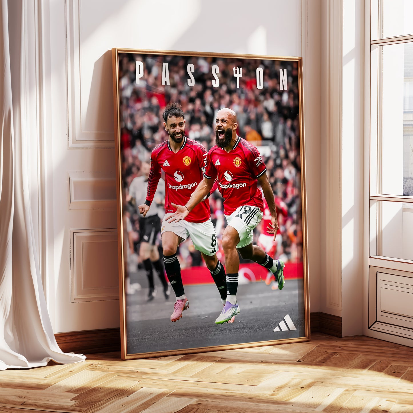 Bruno Fernandes & Bryan Mbeumo Poster