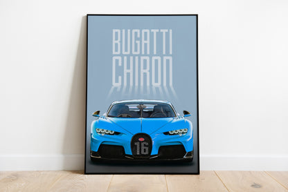 Bugatti Chiron Poster Print