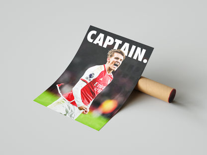Martin Odegaard "Captain" Poster