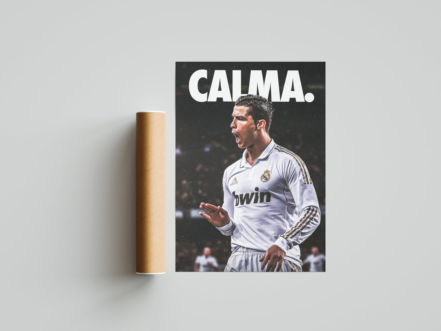 Cristiano Ronaldo "CALMA" Poster Print