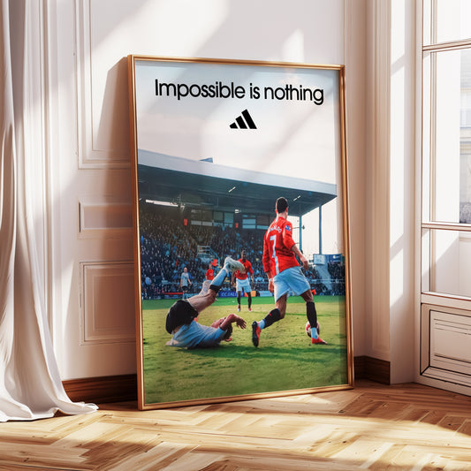 Cristiano Ronaldo "Impossible is nothing" Poster