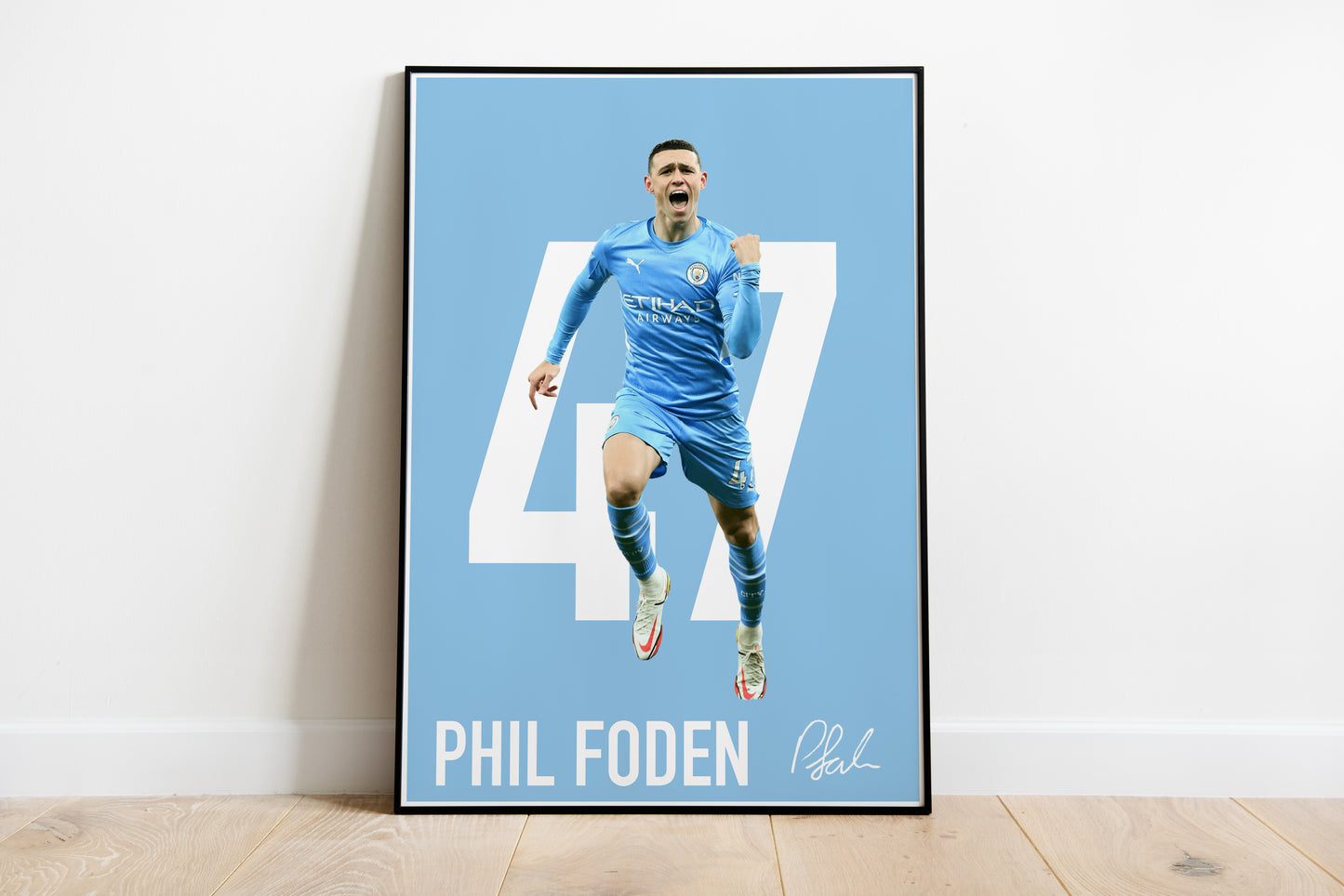 Phil Foden, signierte Unterschrift, 22/23 Man City, England, Digitaldruck, Poster, Wand-Kunst-Dekor, Geburtstagsgeschenk, Ausdrucke