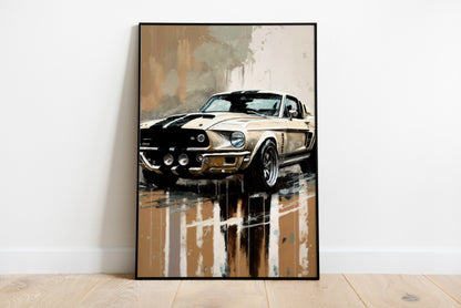 Ford Mustang GT500 Poster Print