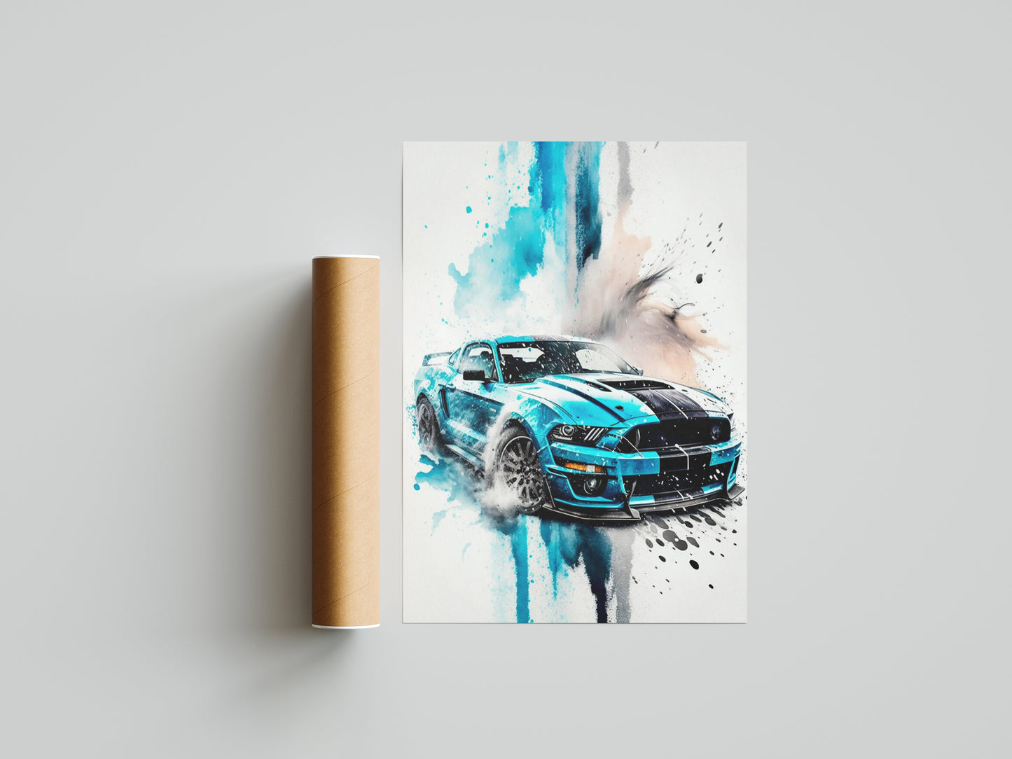 Ford Mustang GT500 Poster Print