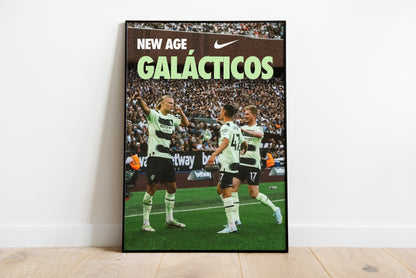 Man City Galacticos Poster Print